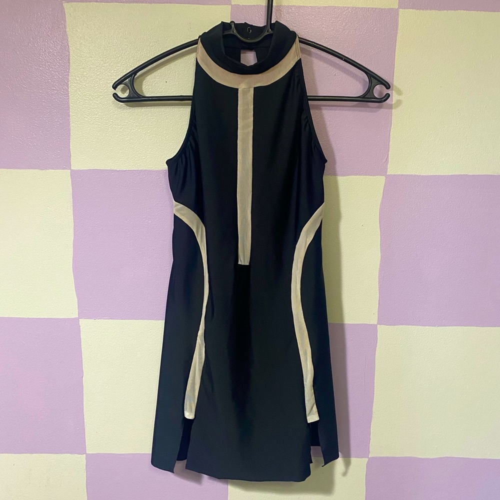 Black Mini Dress Dance Costume NWOT